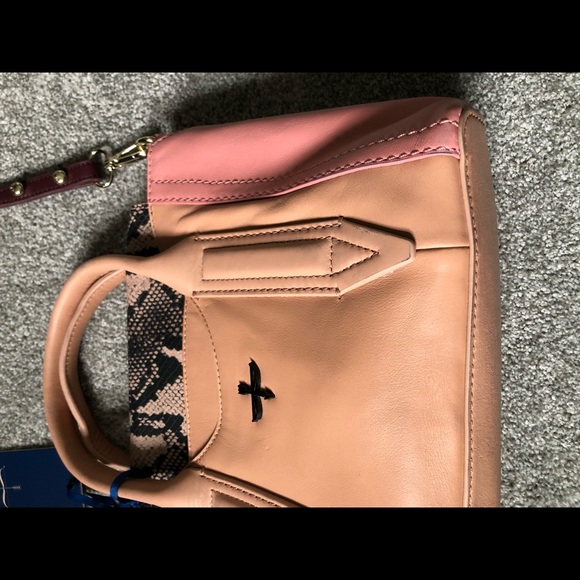 Pour La Victoire Provence Mini Satchel Dusty Pink Multi - Picture 10 of 16